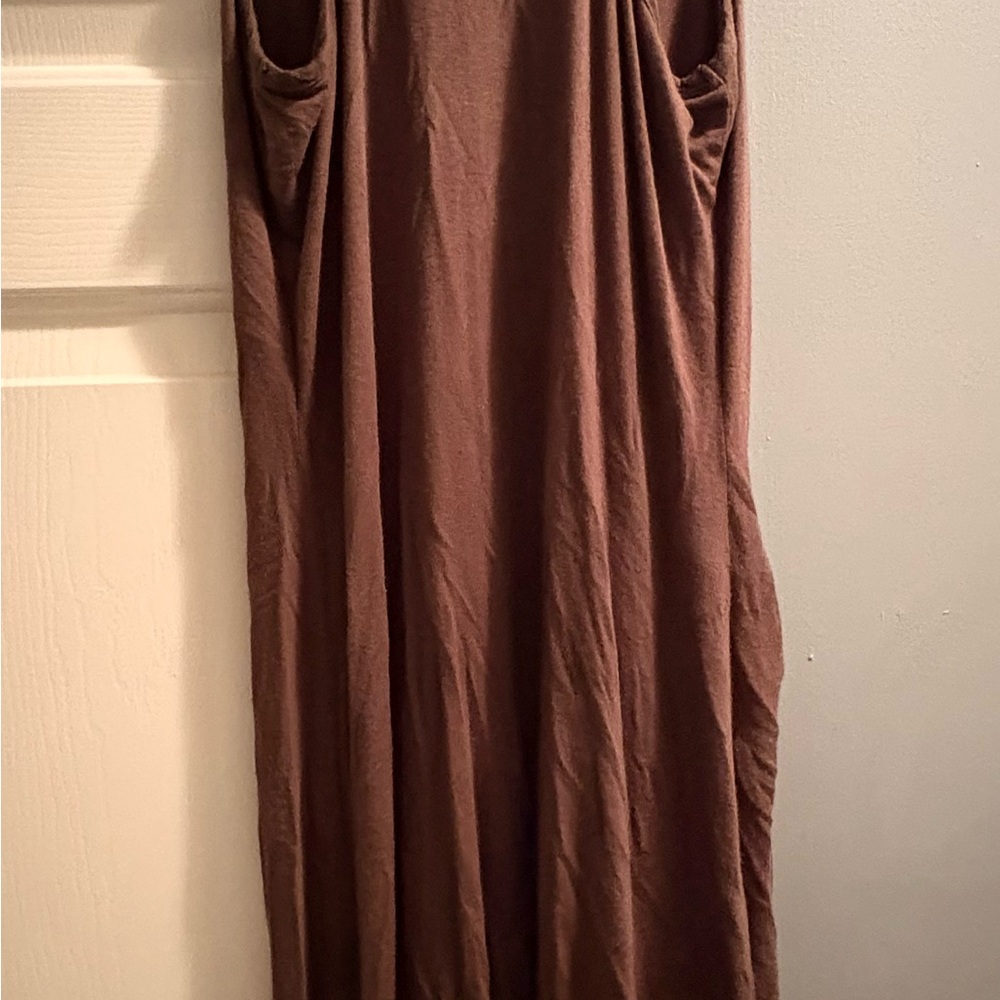 Brown Sleeveless Dress